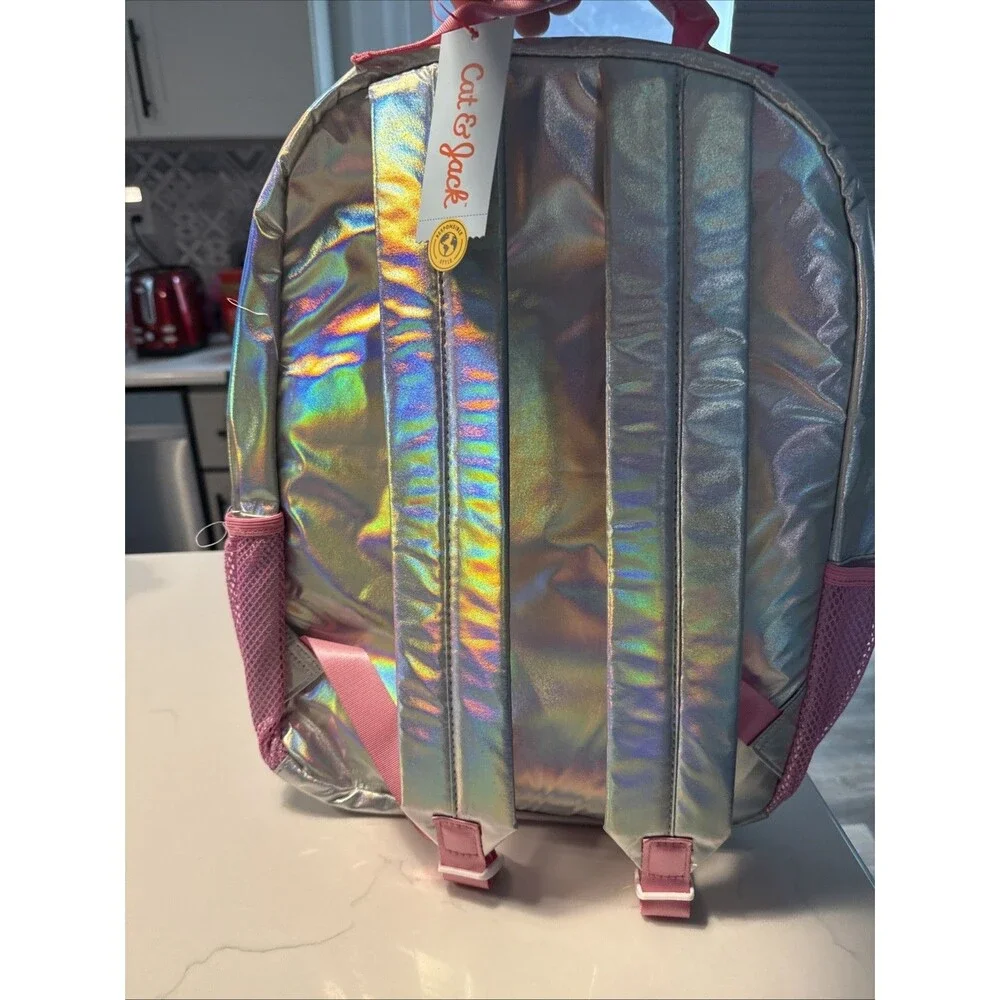 Cat & Jack 16” Flip Sequin Pink Unicorn Backpack Kids NWT NEW Fast Free Shipping